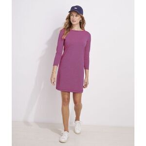 Vineyard Vines Women’s Boatneck Striped Sankaty UPF 50+ Red/Navy